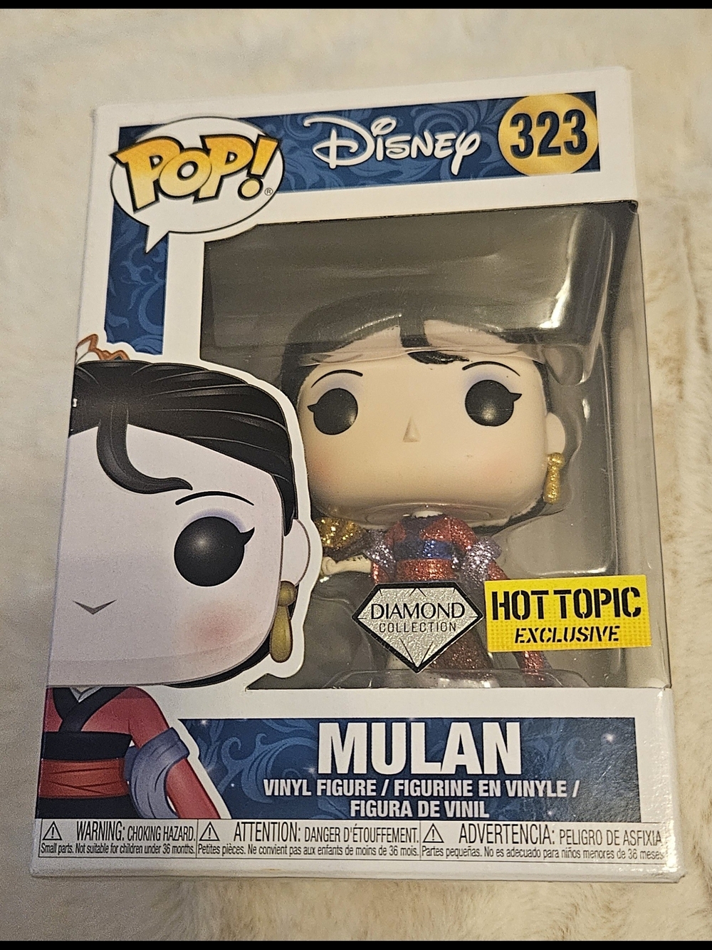 Disney Pop! Mulan Diamond Collection Hot Topic Exclusive - Mulan #323